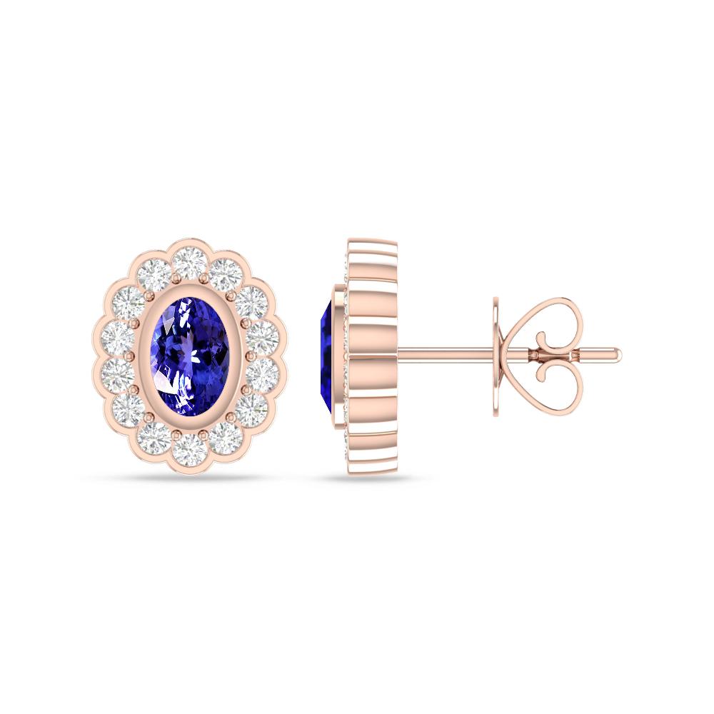 Rose Gold - Tanzanite